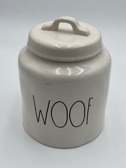 WOOF LIDDED JAR
