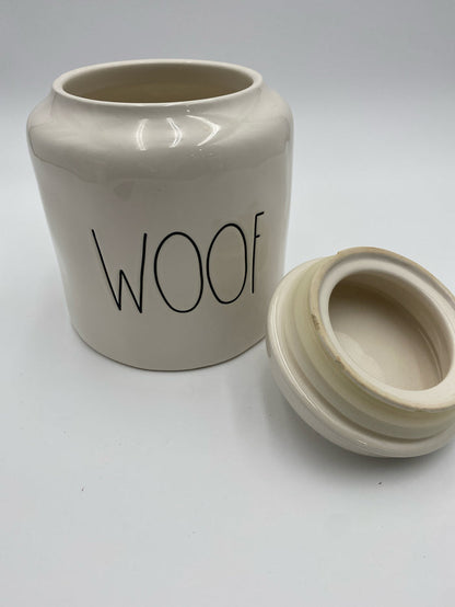 WOOF LIDDED JAR